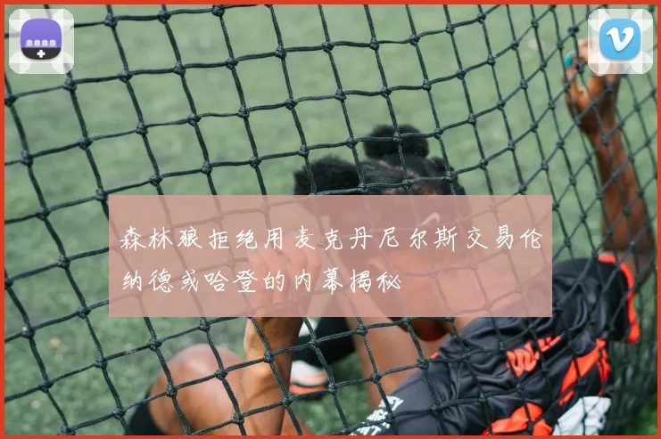 森林狼拒绝用麦克丹尼尔斯交易伦纳德或哈登的内幕揭秘
